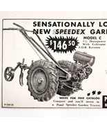 1948 Pond Garden Speedex Garden Tractors Advertisement Agriculture Suppl... - €17,46 EUR