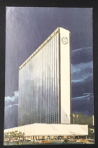Vintage 1969 New York Hilton Highrise Rockerfeller Center Postcard - £5.42 GBP