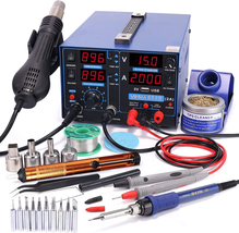  Soldering Iron Station, DC Power Supply 0-15V 0-2A with 5V USB Charging Port an - £217.50 GBP