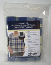 NEW Drive Medical Flannel Adult Bib RTL9103, 27.5&quot; x 16.5&quot;  - $184.23 MXN