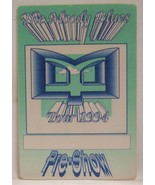 THE MOODY BLUES - VINTAGE ORIGINAL CLOTH CONCERT TOUR BACKSTAGE PASS - $185.64 MXN