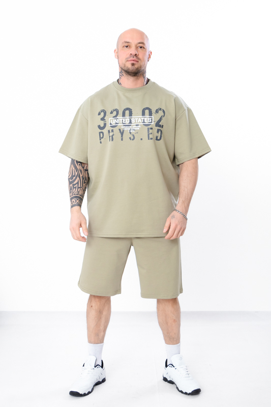 Shirt &amp; Short Combo (men’s), Summer,  Nosi svoe 8396-057-33-1 (olyvkovo-... - $43.71+