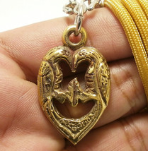 Duo Sarika Magic Love Birds Pendant Thai Blessing Amulet Lucky Appeal Attraction - £20.72 GBP