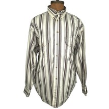 Pendleton Cotton Vertical Striped XL Shirt Western Large - £29.56 GBP