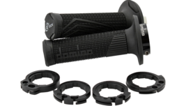 Domino D100 Black Lock On Locking MX Grips For Honda CRF 250R 250RX &amp; 45... - $31.95