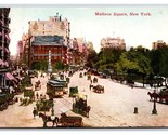 Madison Square Streett View New York CIty NYC UNP DB Postcard U20 - $3.51