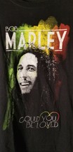 Zion Rootswear Unisex Shirt XXL Black Round Neck Bob Marley Could You Be Loved  - £13.48 GBP