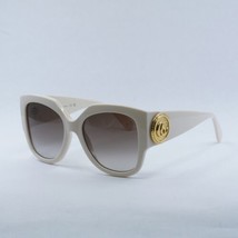 GUCCI GG1407S 004 Ivory/Brown Gradient 54-19-140 Sunglasses New Authentic - £241.63 GBP