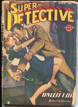 Super-Detective 11/1944-Trojan-waitress attack-hard boiled pulp fiction-FR/G - £38.21 GBP