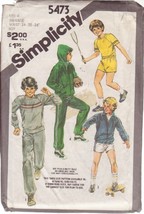 Simplicity Pattern 5473 Szs 8/10/12 Boys' Jacket With Hood, Tops, Pants, Shorts - $3.00