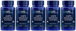 Ampk Metabolic Activator 5 Bottles Burns Belly Fat 150 Veg Tabs Life Extension - £112.23 GBP