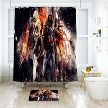 Assassin’s Creed 13 Shower Curtain Bath Mat Bathroom Waterproof Decorative - £18.08 GBP+