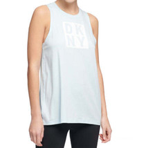 DKNY Womens Sport Logo Tank Top Small Moonstone/White - £36.87 GBP