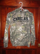 Cabela&#39;s Color Phase camo hooded pullover sweatshirt boys size large  - £7.04 GBP