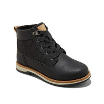 Cat &amp; Jack Boys Black Joah Fashion Boots NWT - £15.01 GBP