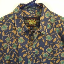 Vtg Chaps Ralph Lauren Men&#39;s Shirt Size Medium Floral Hawaiian Style Salute tag - £26.01 GBP