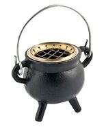 Cast Iron Cauldron with Screen for Incense Burning! - $14.80