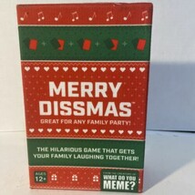Merry Dissmas The Hilarious Family Holiday Party Game by What Do You Meme? New - $9.49
