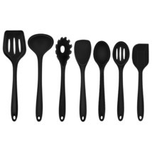 Kitchen Utensils, Silicone Cooking Utensil Set Of 7, Includes Turner Spo... - £18.82 GBP