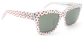 New Ysl Saint Laurent Bold 1/E 012 Red Stars On Sparks Authentc Sunglasses 54-20 - £193.59 GBP