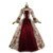 Women Victorian Medieval  Cosplay Costume Masquerade Vitch Vampire Red  Stitchi - £124.68 GBP