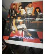 Vintage 1989 Saraya Rock Band Poster 25.5&#39;&#39; x  21.5&#39;&#39; - $566.32 MXN