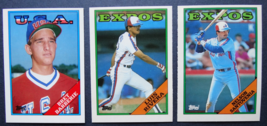 1988 Topps Tiffany Traded Montreal Expos Team Set of 3 Baseball Cards - £1.17 GBP