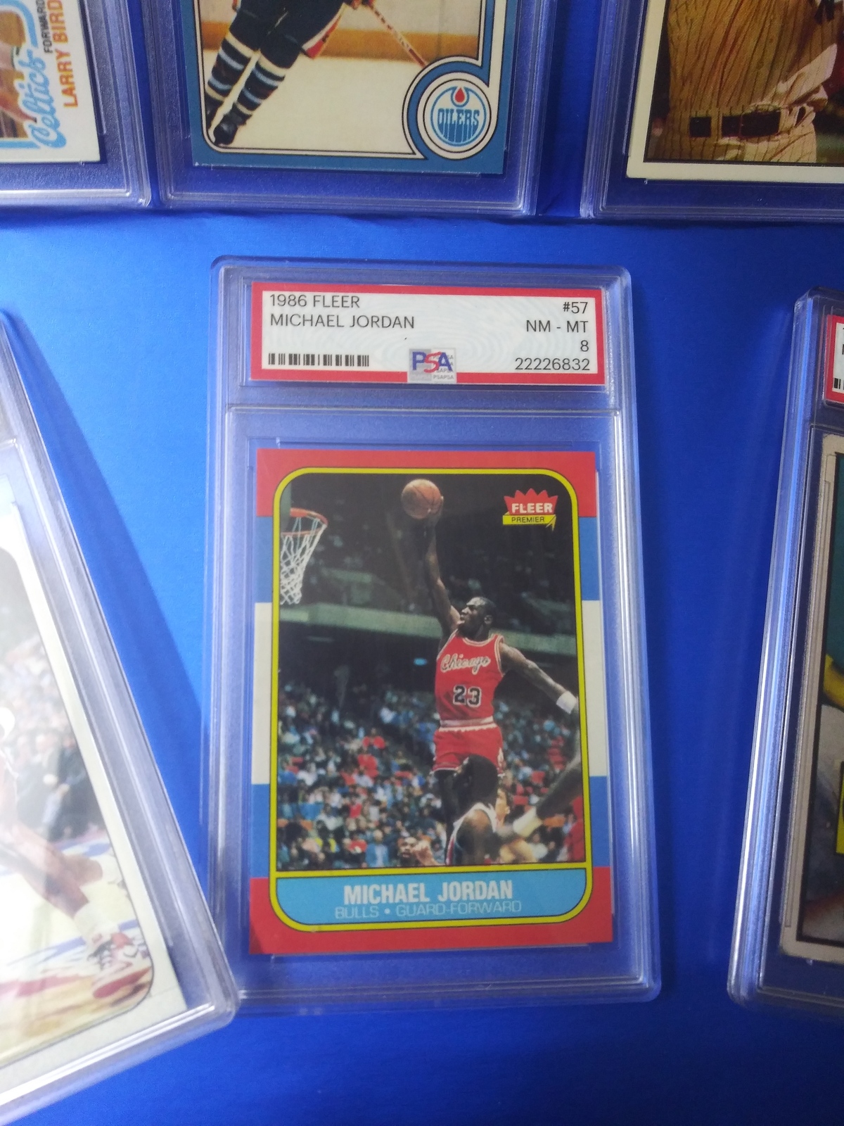 MICHAEL JORDAN 1986 FLEER ROOKIE PA5 - LEGAL MOVIE PROP ART - $50.00