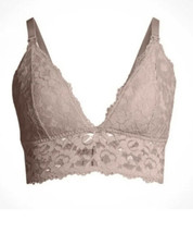 Secret Treasures Women&#39;s Maternity Nursing Lace Bralette Pink  Lace Size XL - $11.93