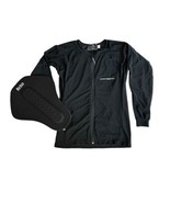 Bohn Body Armor SMALL Full Zip Mesh Padded AirTex L/S Shirt Jacket Back Pad - £58.40 GBP
