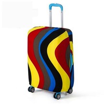 Fashion Suitcase Cover High Elastic Geometry Love Heart Shaped Luggage Case Dust - £23.03 GBP