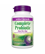 webber naturals Complete Probiotic, 75 Vegetarian Capsules - £26.72 GBP