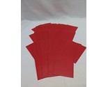 Lot Of (34) Red Ultra Pro Standard Size Trading Card Sleeves - $6.92