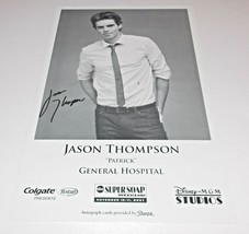 Jason Thompson Autograph Reprint Photo 9x6 General Hospital 2007 Young R... - $9.99