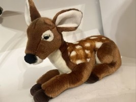 Webkinz Signature Deer Plush Doe Fawn Stuffed Animal 12” Ganz No Code Retired - £12.85 GBP