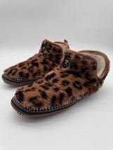 Ariat Women’s  Fleece Brown Black Leopard Print Bootie Slipper Size Lg 8.5-9 - £17.93 GBP