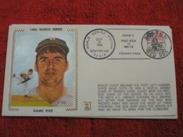 Mlb 1986 World Series Game 5 Fdc Cachet Envelope Ny Mets Vs Boston Red Sox - £10.98 GBP