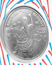 1 oz Silver 2022 No Longer the Silent Majority TRUMP Limited Edition - £59.80 GBP