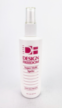 Zotos Design Freedom Super Hold Spritz 8 Fluid Ounces Silk Proteins VINTAGE - $58.00