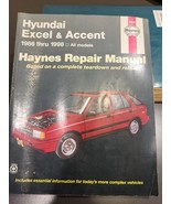 Hyundai Excel &amp; Accent 86-98 Haynes repair manual 43015 - £10.92 GBP