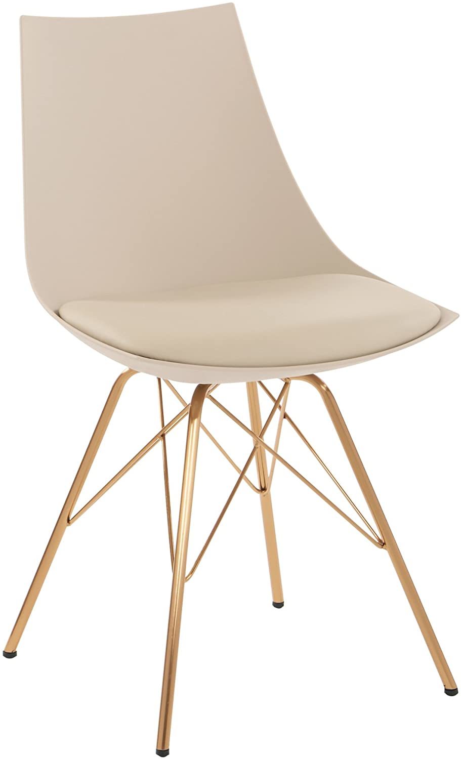 Primary image for OSP Home Furnishings Oakley Mid-Century Modern Bucket Chair, Cream