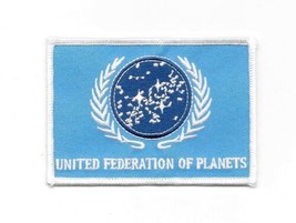 Star Trek: The Next Generation UFP Flag Logo Embroidered Patch Blue Vers... - £6.17 GBP
