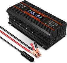 Power Inverter 1000W/2000W Dual Ac Outlets And Dual Usb Charging, Ipowerbingo. - £71.40 GBP