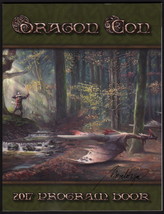 Petar Meseldzija SIGNED 2017 Dragon Con Convention Program Book Fantasy Art - $16.82