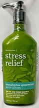 Bath &amp; Body Works Aromatherapy Eucalyptus Spearmint Stress Relief Body L... - £26.24 GBP