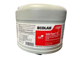 9lb Bottle Ecolab Solid Power XL Extended Life Dishwasher Detergent 6100185 - $69.29