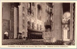 Cathedral of St. John the Divine Interior New York City New York Postcard - £7.70 GBP