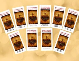 LARGE PRINT Novena of Surrender to the Will of God Trifold Holy Card Packages - $7.00 CAD - $140.15 CAD
