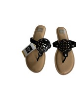 DV Dolce Vita Womens Size 8 Flat Gionna Sandals Black Slip on New Flip F... - $10.80 CAD
