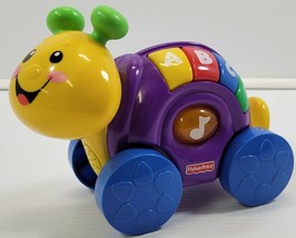 2007 Fisher Price Laugh and Learn Roll-Along Snail Musical Light Alphabe... - $5.93